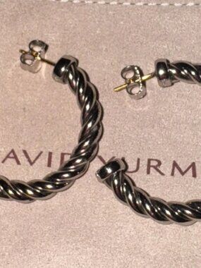 David Yurman hoop earrings new earrings
